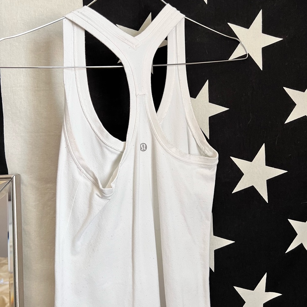White Lululemon Tank